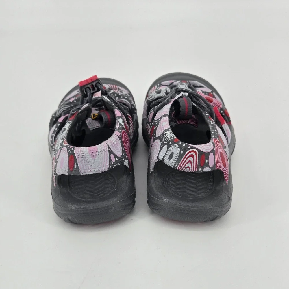 KEEN Kids Newport H2 Multi Color Abstract Swirl Water Hiking Sandals Size 7Y NEW